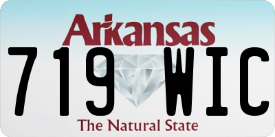 AR license plate 719WIC