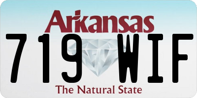 AR license plate 719WIF