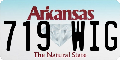 AR license plate 719WIG