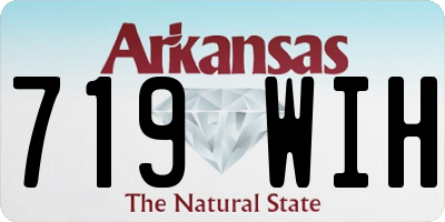 AR license plate 719WIH