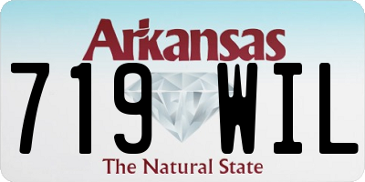 AR license plate 719WIL