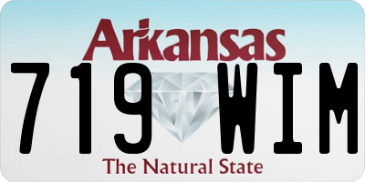 AR license plate 719WIM