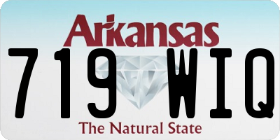 AR license plate 719WIQ