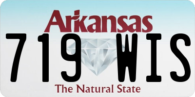 AR license plate 719WIS