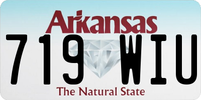 AR license plate 719WIU