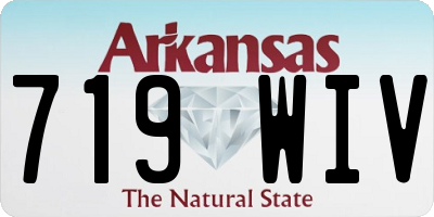 AR license plate 719WIV