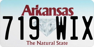 AR license plate 719WIX