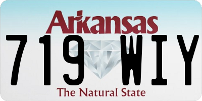 AR license plate 719WIY