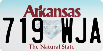 AR license plate 719WJA