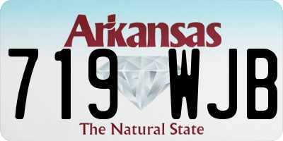 AR license plate 719WJB