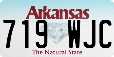 AR license plate 719WJC