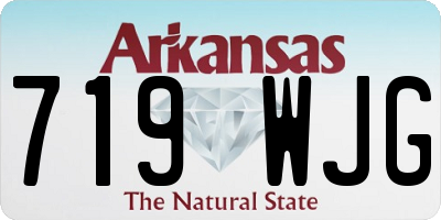 AR license plate 719WJG