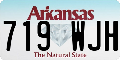 AR license plate 719WJH