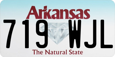 AR license plate 719WJL