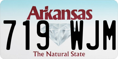 AR license plate 719WJM