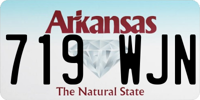 AR license plate 719WJN