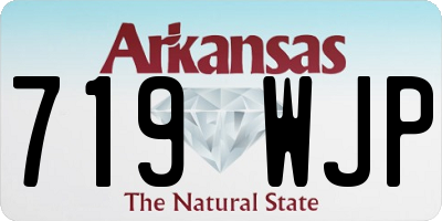 AR license plate 719WJP