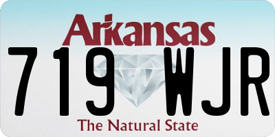 AR license plate 719WJR