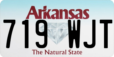 AR license plate 719WJT
