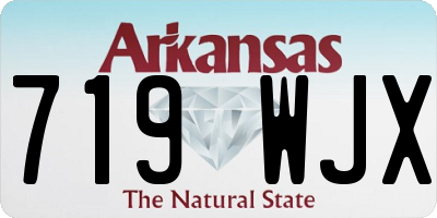 AR license plate 719WJX