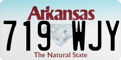 AR license plate 719WJY