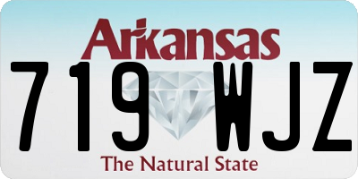 AR license plate 719WJZ