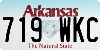 AR license plate 719WKC