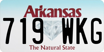 AR license plate 719WKG
