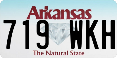 AR license plate 719WKH