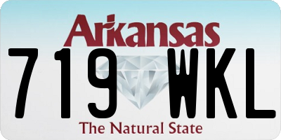 AR license plate 719WKL