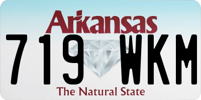 AR license plate 719WKM