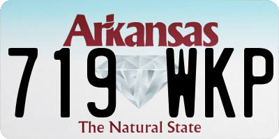 AR license plate 719WKP