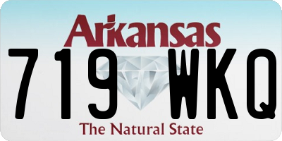 AR license plate 719WKQ