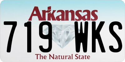 AR license plate 719WKS