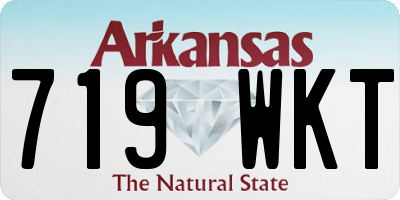 AR license plate 719WKT