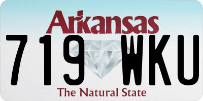 AR license plate 719WKU
