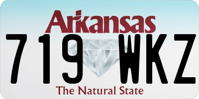 AR license plate 719WKZ