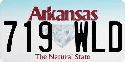 AR license plate 719WLD