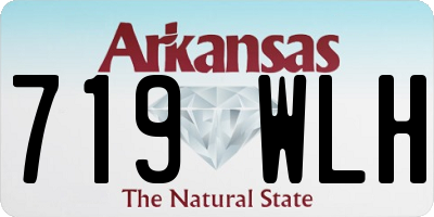 AR license plate 719WLH