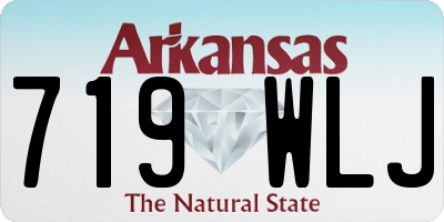AR license plate 719WLJ