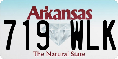 AR license plate 719WLK