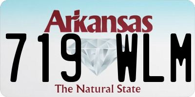 AR license plate 719WLM