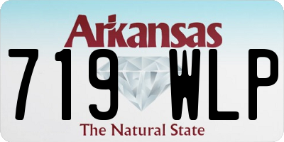 AR license plate 719WLP
