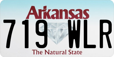 AR license plate 719WLR