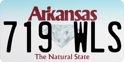 AR license plate 719WLS