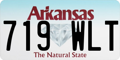 AR license plate 719WLT