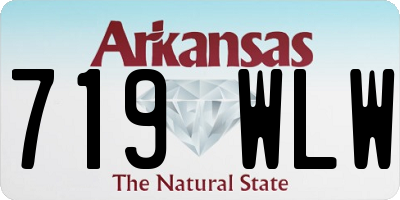 AR license plate 719WLW