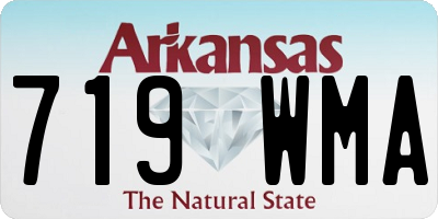 AR license plate 719WMA