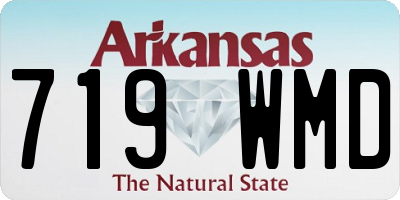 AR license plate 719WMD