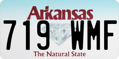AR license plate 719WMF